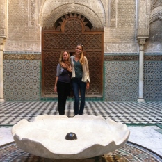 Megan and I in Fez